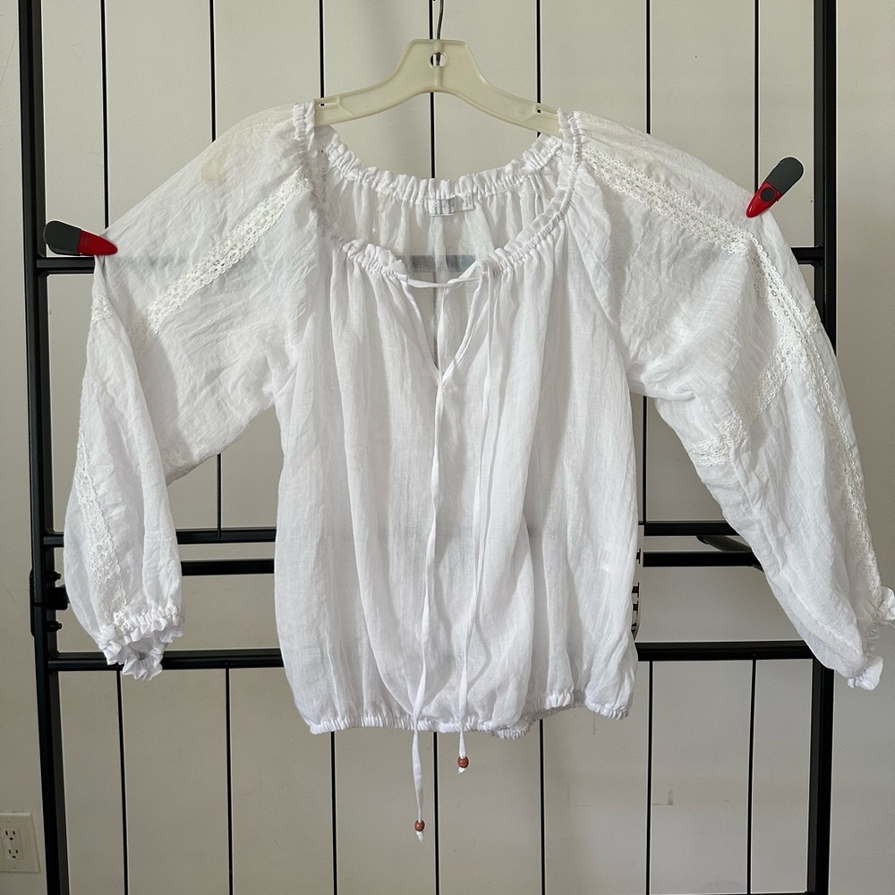 Elegant White Women's Top